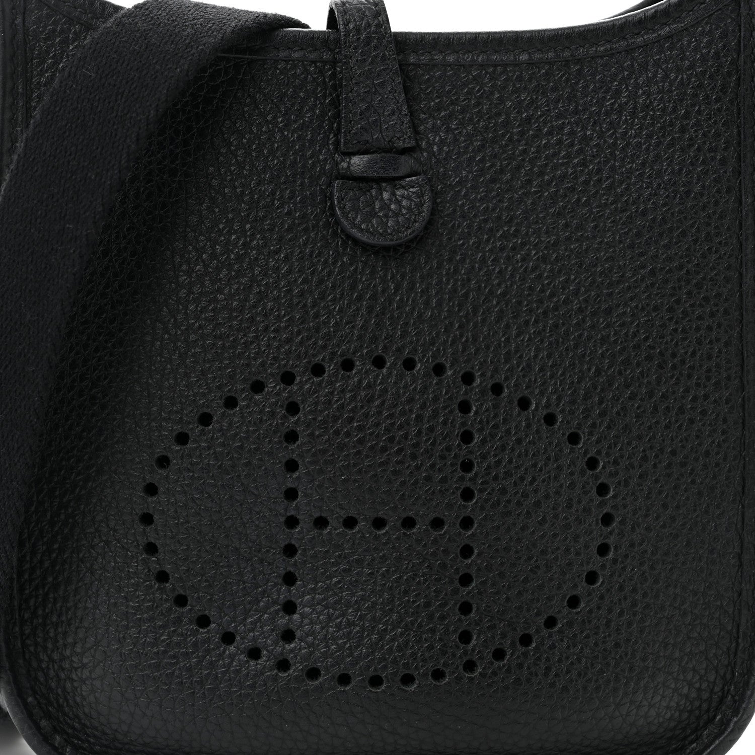 Hermes Taurillon Clemence Evelyne TPM Black 8 of 10
