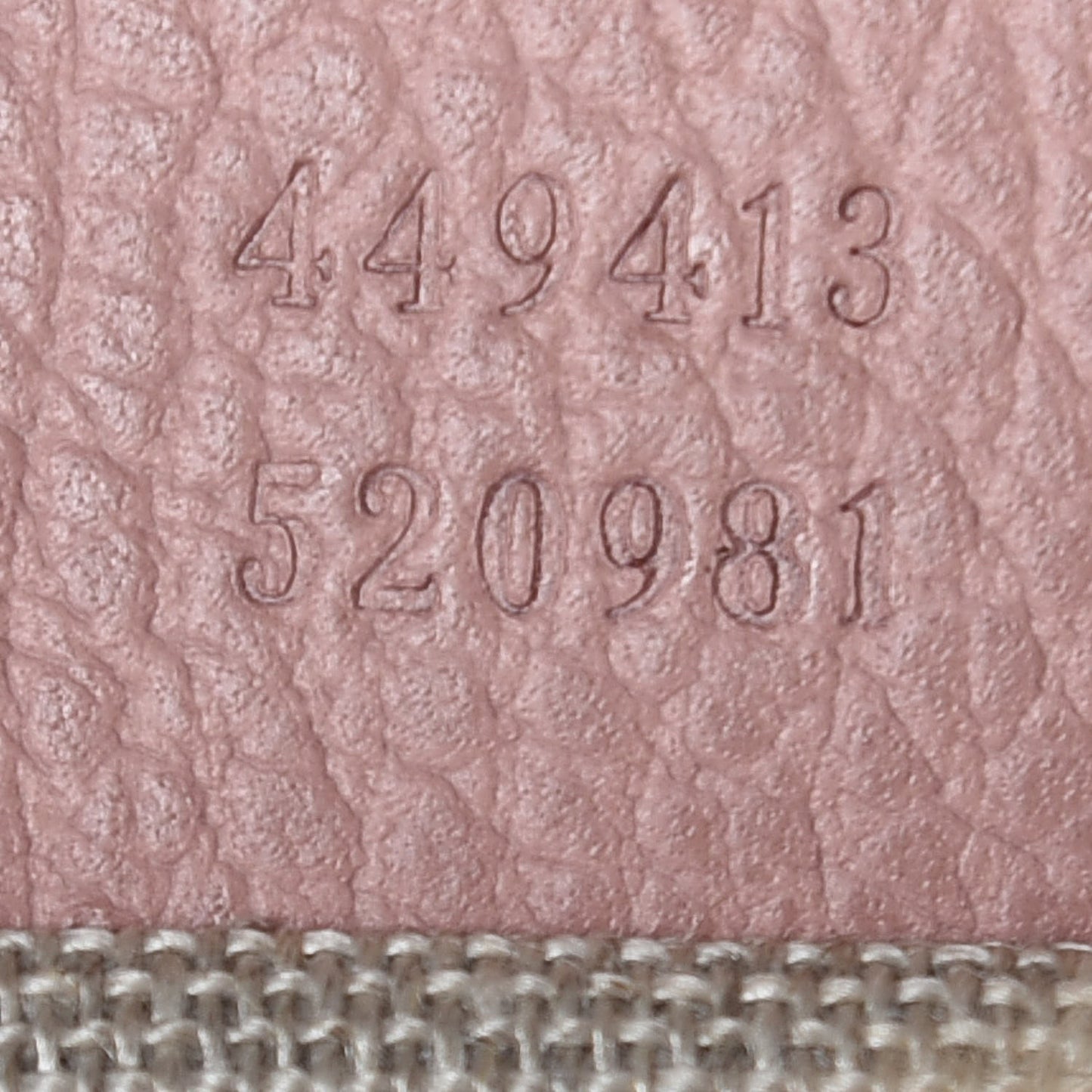 Monogram Mini Bree Messenger Bag Beige Soft Pink