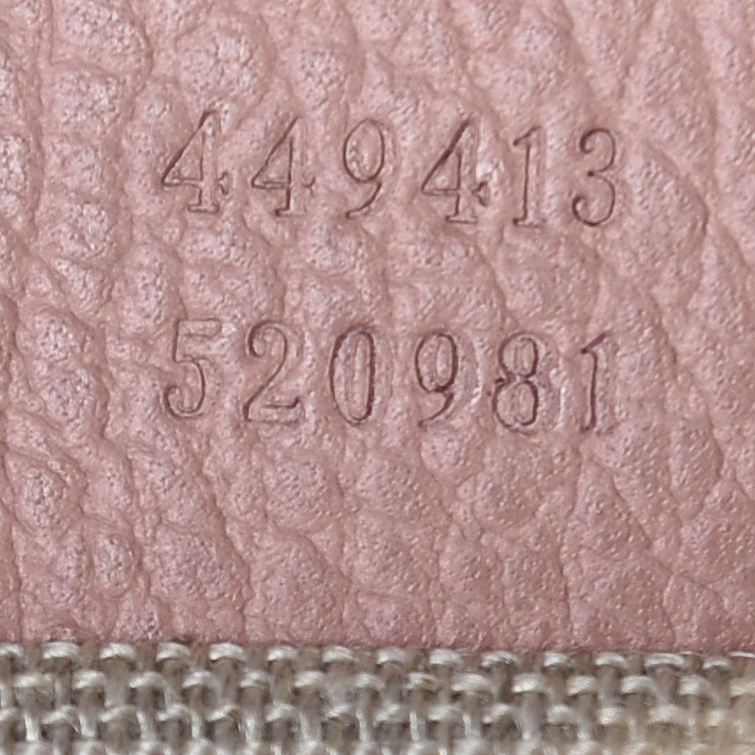 Gucci Monogram Mini Bree Messenger Bag Beige Soft Pink 9 of 10