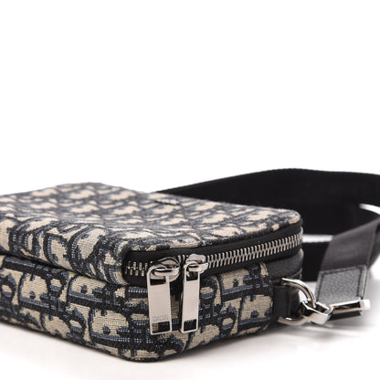 Christian Dior Oblique Pouch Beige Black 8 of 10