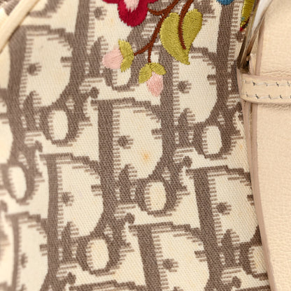 Christian Dior Monogram Vintage Flowers Bowler Beige 11 of 13