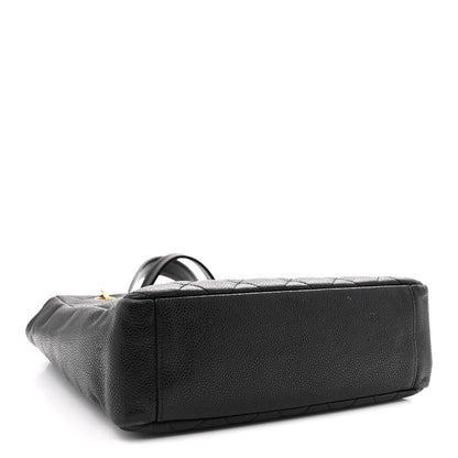 Chanel Caviar Quilted Petit Shopping Tote PST Black 4 of 14