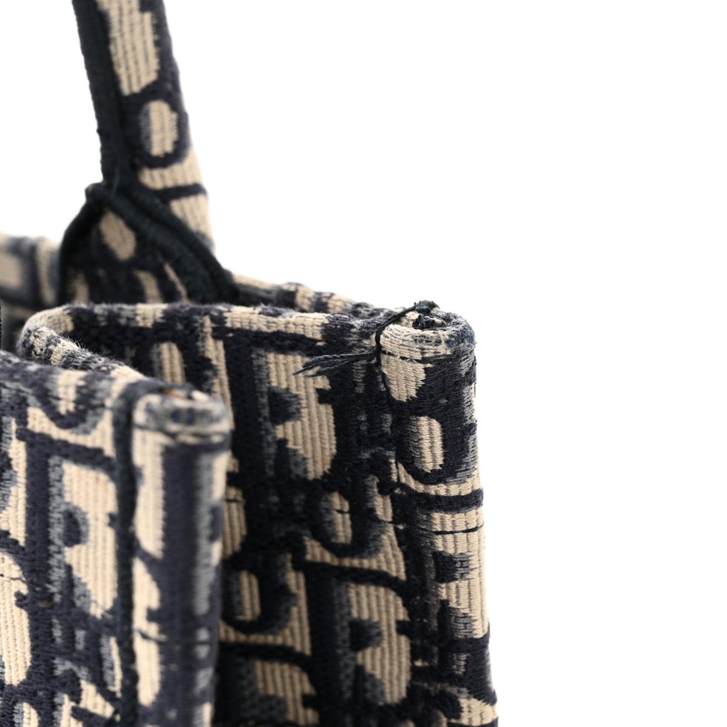 Oblique Small Book Tote Blue Multicolor