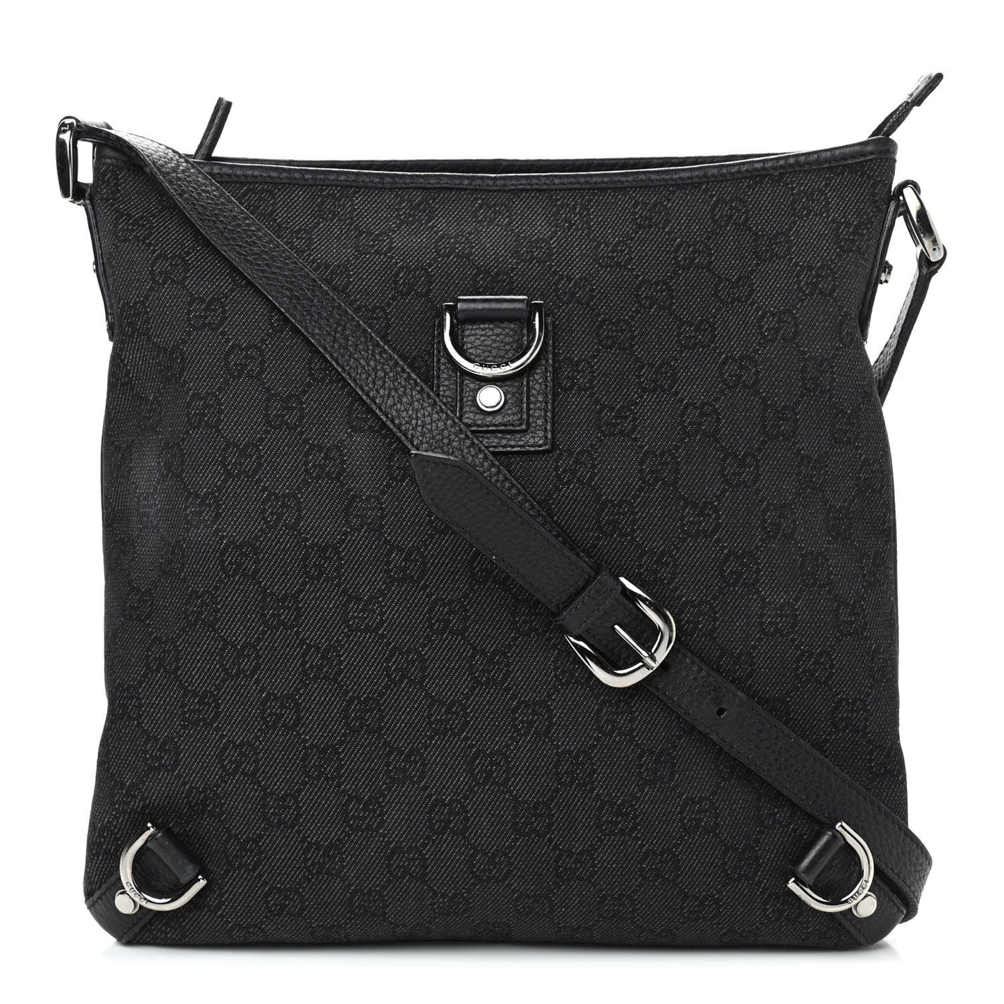 Monogram Abbey Messenger Bag Black
