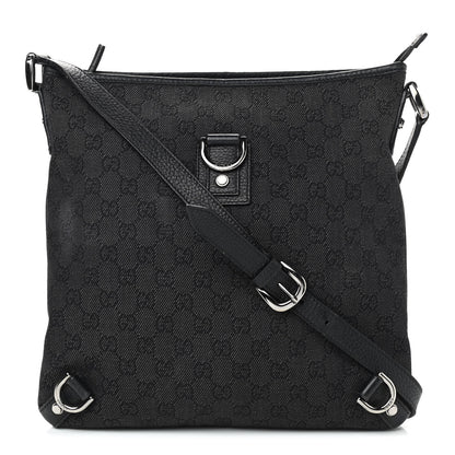 Gucci Monogram Abbey Messenger Bag Black 1 of 11
