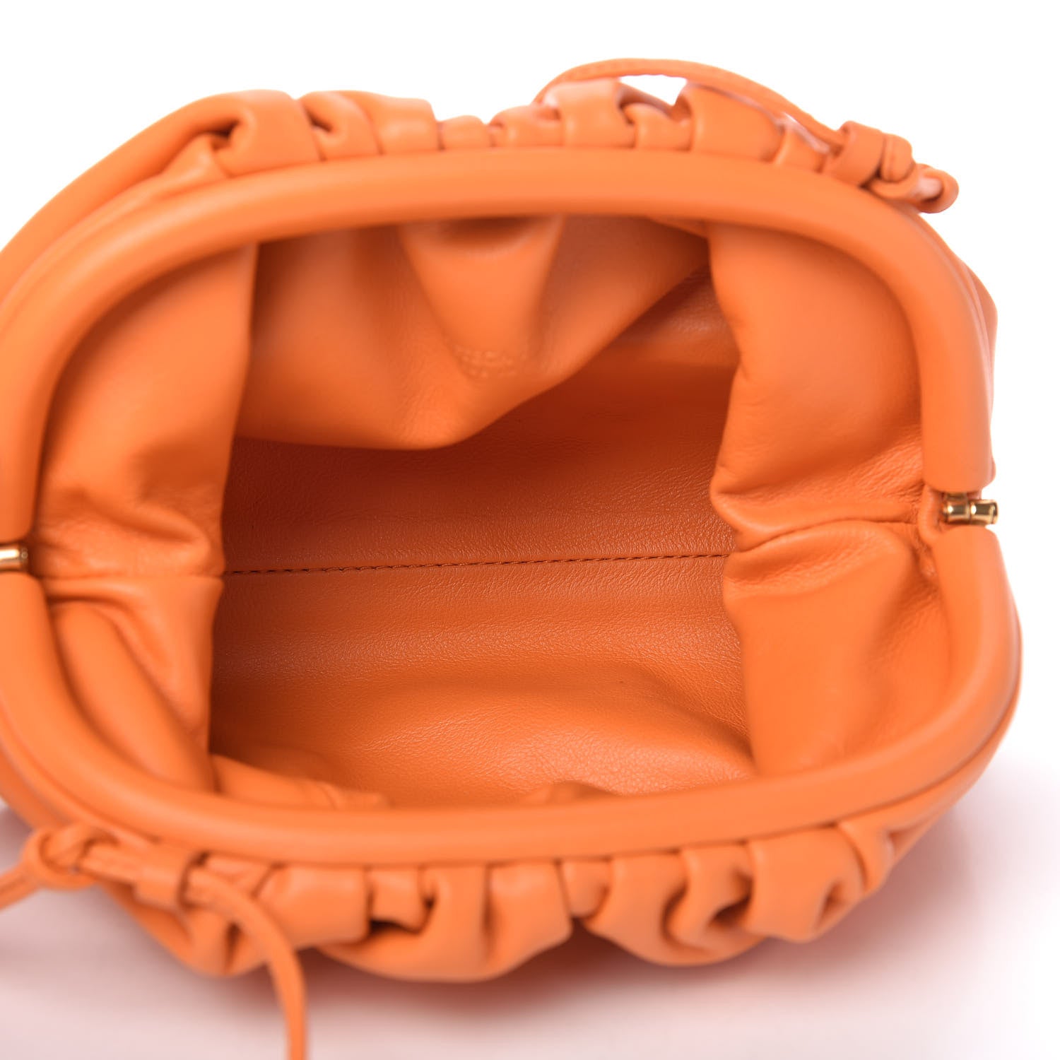 Bottega Veneta Butter Calfskin The Mini Pouch Light Orange 5 of 8