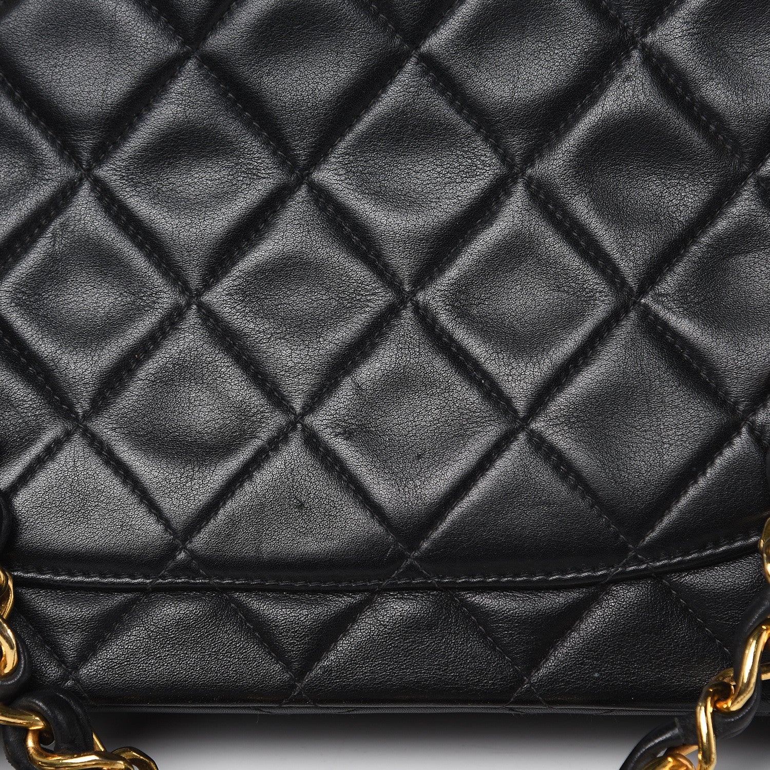 Chanel Lambskin Quilted XL Jumbo Single Flap Black 11 of 18