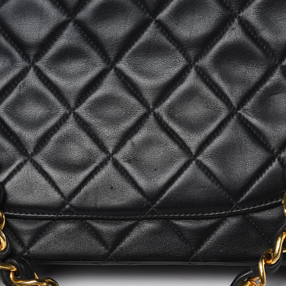 Chanel Lambskin Quilted XL Jumbo Single Flap Black 11 of 18