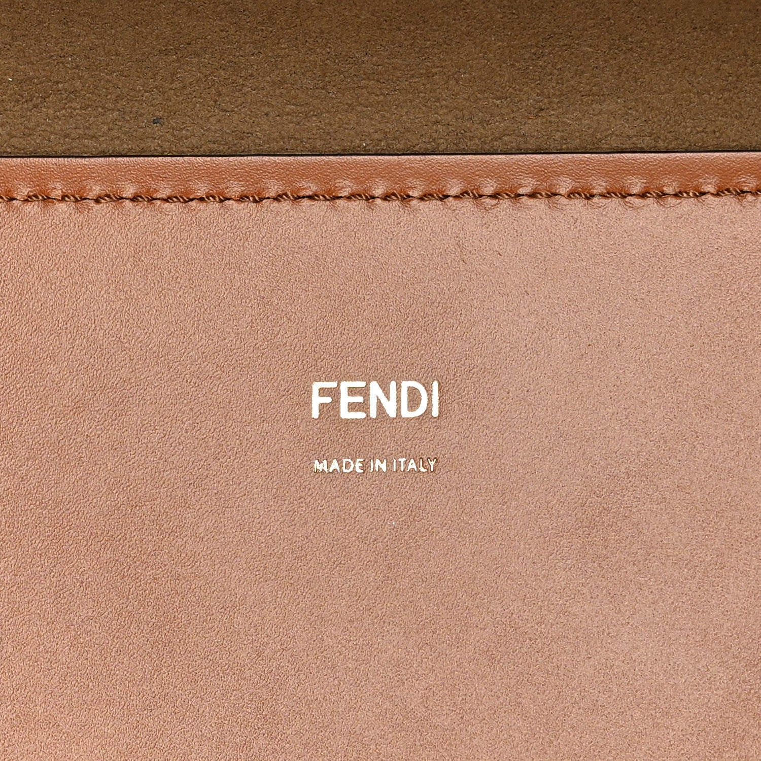 Fendi Vitello King Plexiglass Medium Fendi Sunshine Shopper Tote Cuoio 6 of 8
