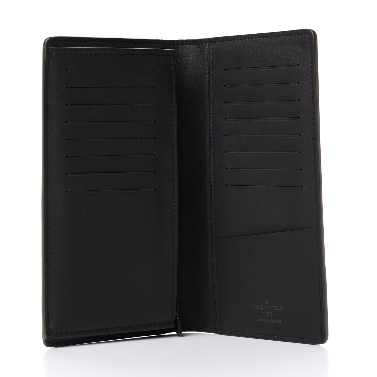 Calfskin Monogram Shadow Brazza Wallet Khaki