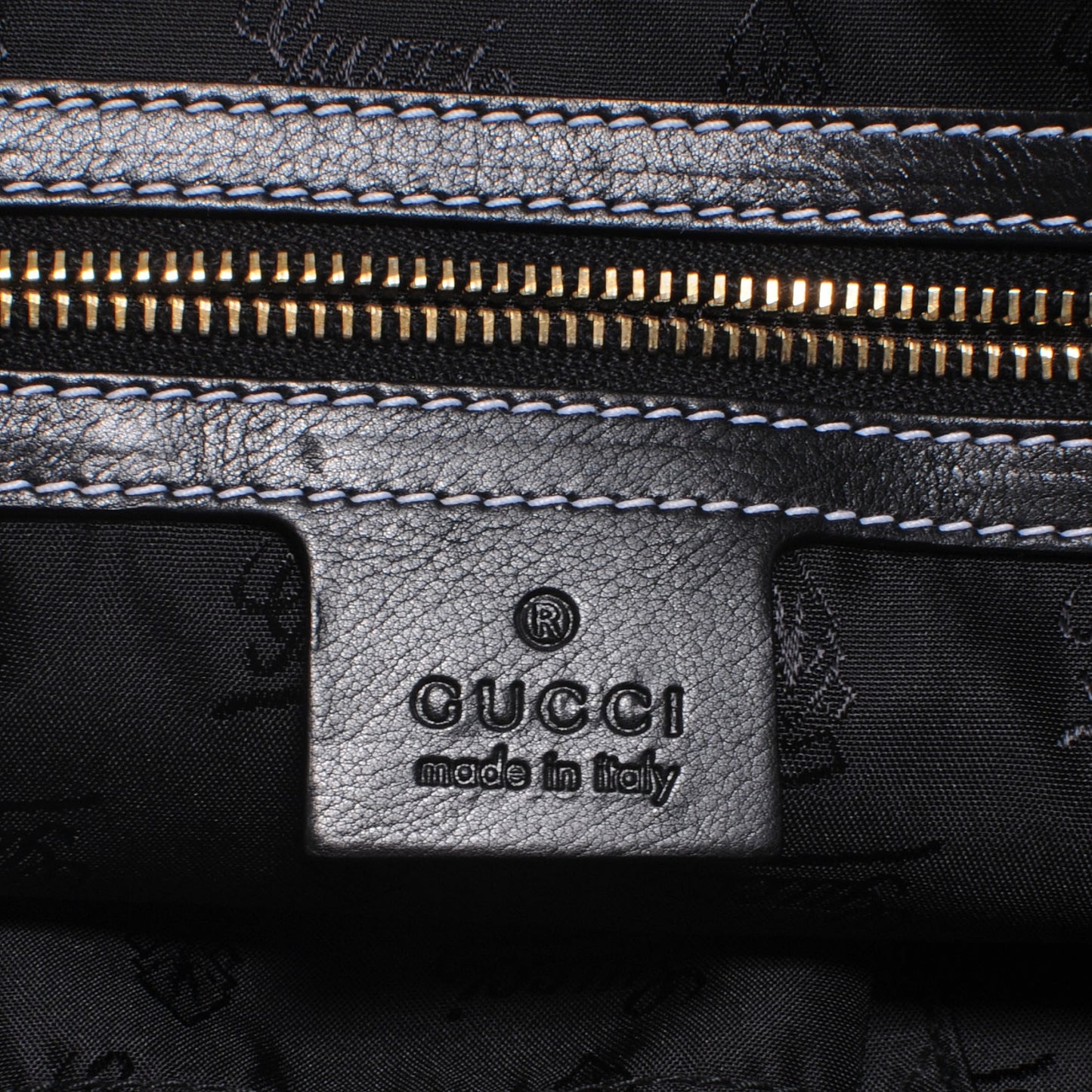 Leather Hysteria Satchel Black Yellow