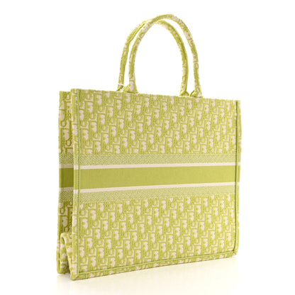 Christian Dior Oblique Large Book Tote Vert Anis 2 of 9
