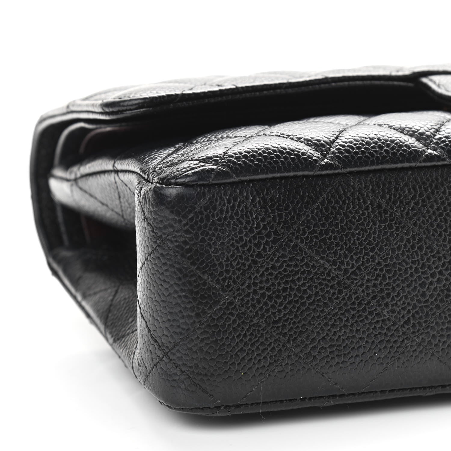 Chanel Caviar Quilted Medium Double Flap Black 9 of 10