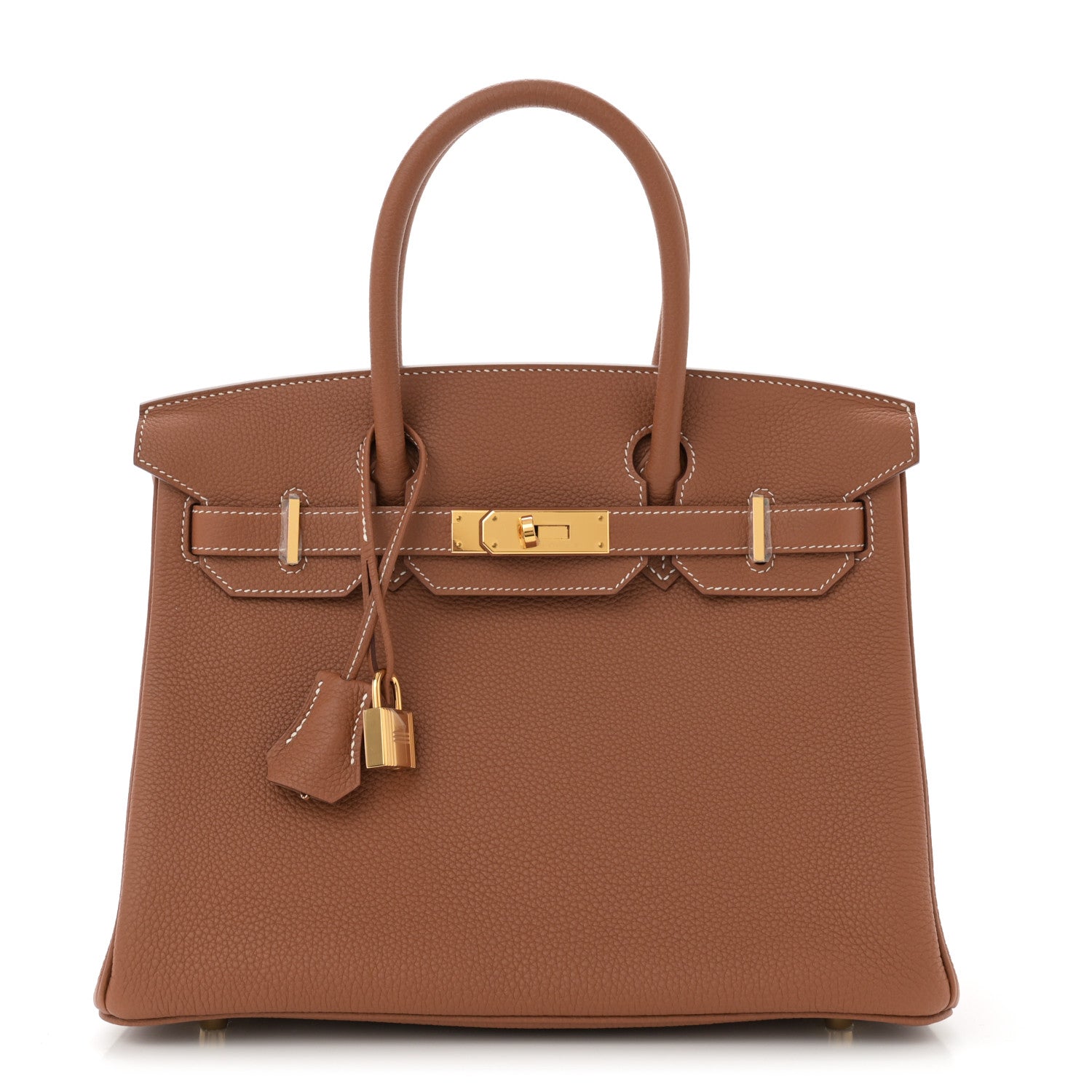 Hermes Togo BIRKIN 30 Gold 1 of 11