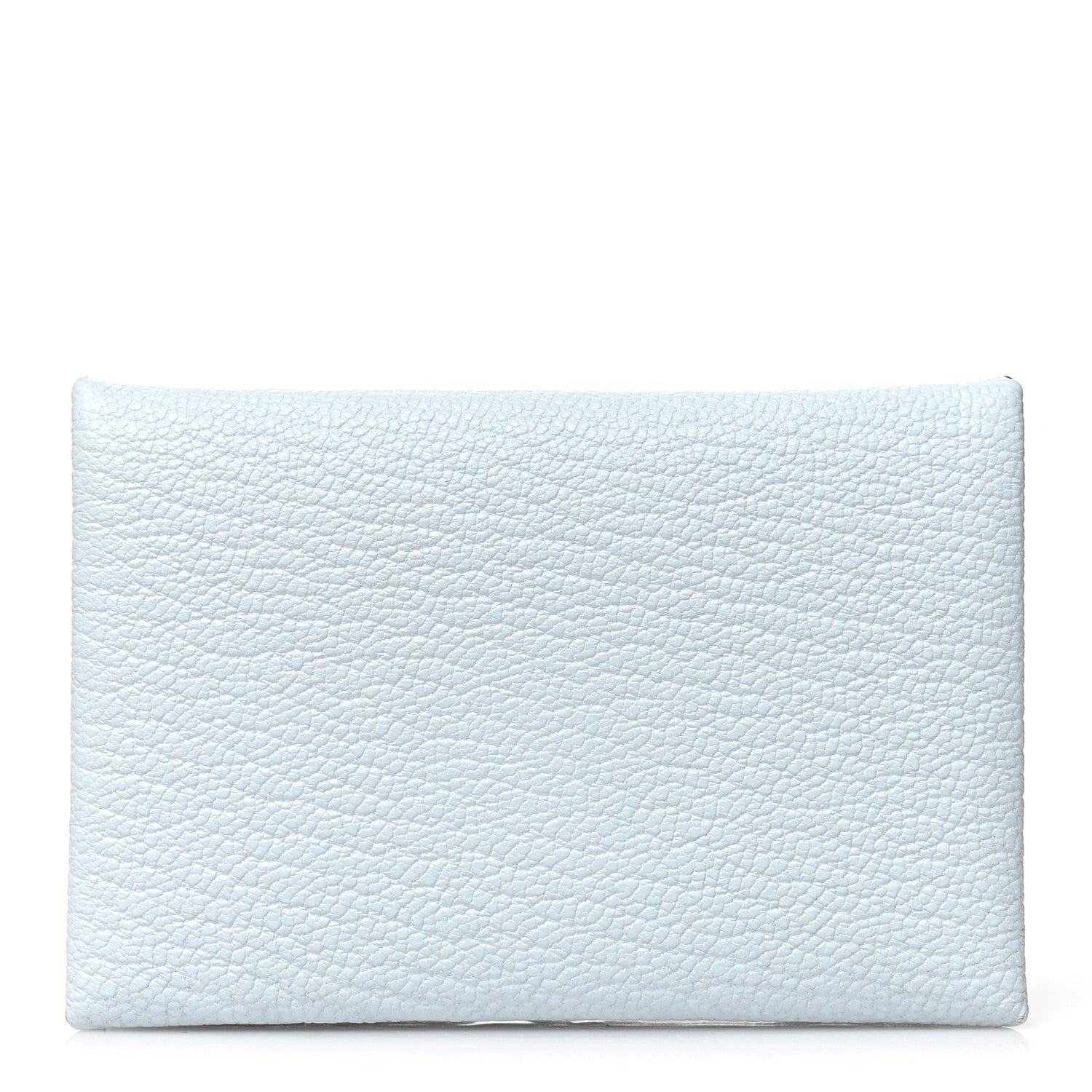 Hermes Chevre Mysore Calvi Card Case Bleu Brume 1 of 8