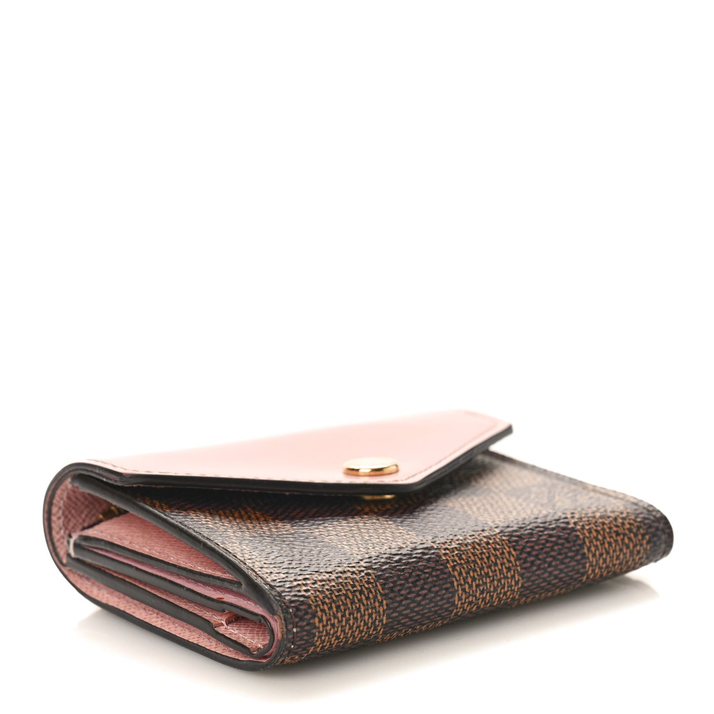 Damier Ebene Zoe Wallet Rose Ballerine