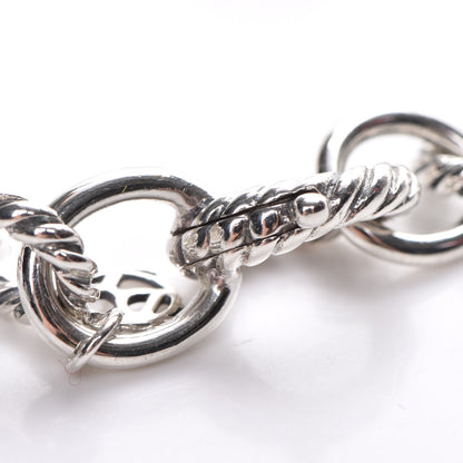 David Yurman Sterling Silver 10mm Medium Oval Link Bracelet 4 of 6