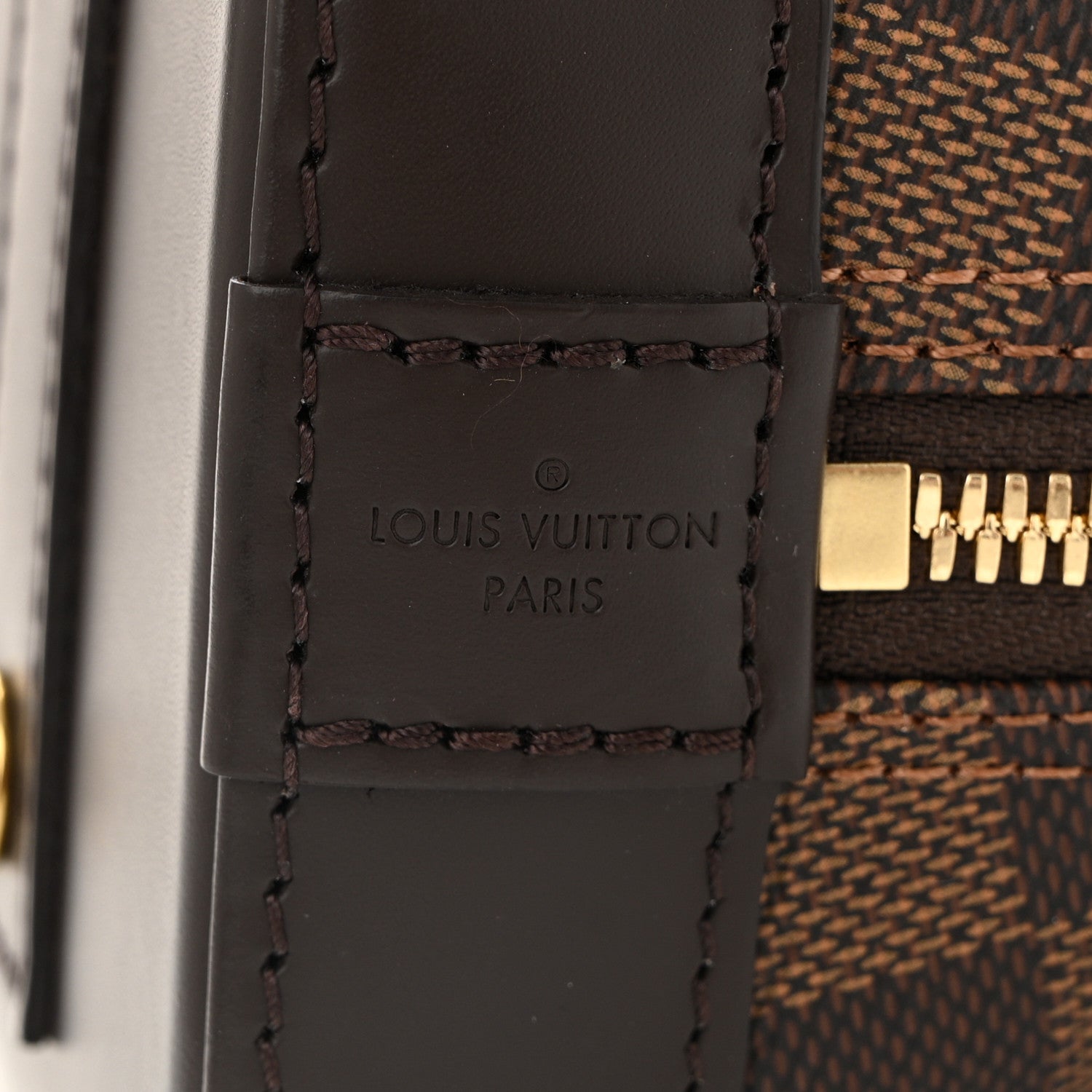 Louis Vuitton Damier Ebene Alma BB 6 of 10