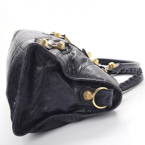 Balenciaga Agneau Giant 21 Gold Hardware Part Time Navy 15 of 16