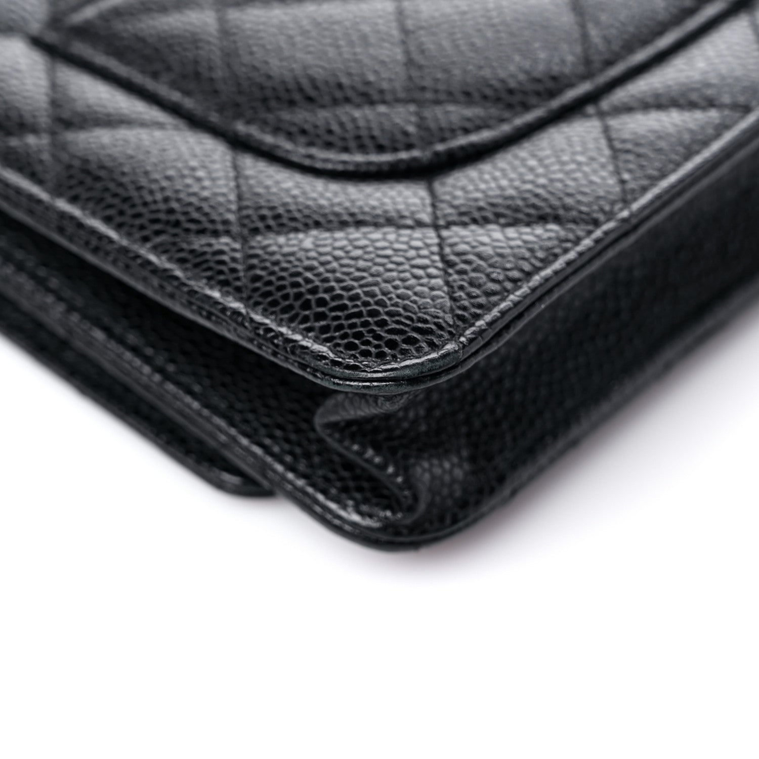 Chanel Caviar Quilted Wallet On Chain WOC Black 13 of 15