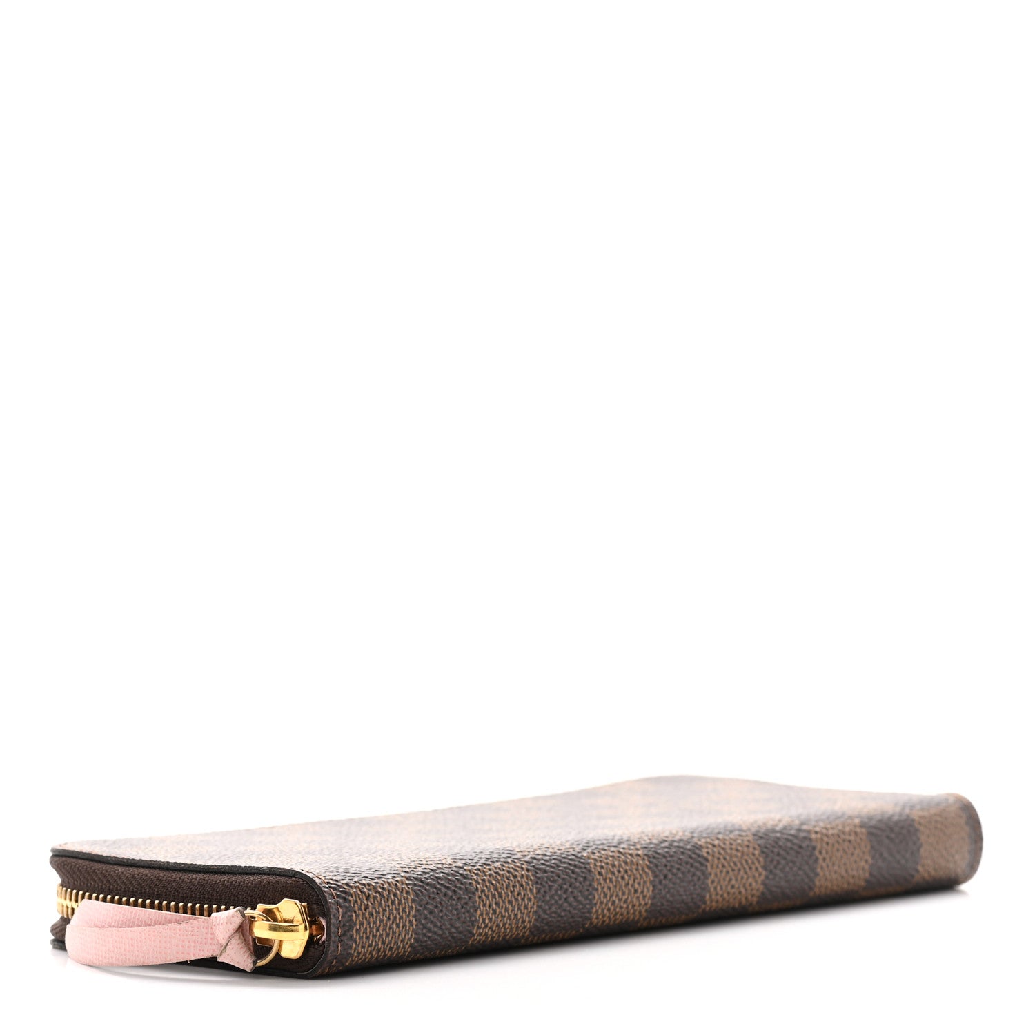 Louis Vuitton Damier Ebene Clemence Wallet Rose Ballerine 3 of 6