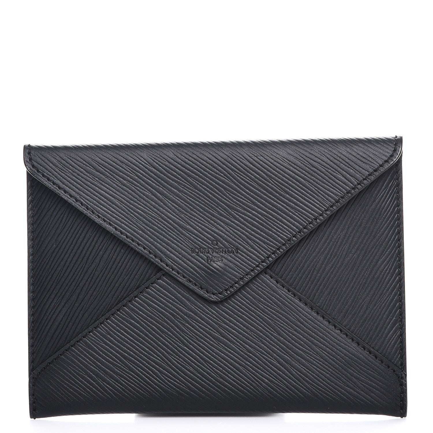 Louis Vuitton Epi Envelope Pouch Black 1 of 6