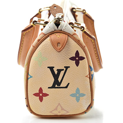 Louis Vuitton Monogram Multicolor Mini Sac HL Speedy White 8 of 11