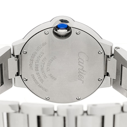 Cartier Stainless Steel 33mm Ballon Bleu De Cartier Automatic Watch 4 of 5