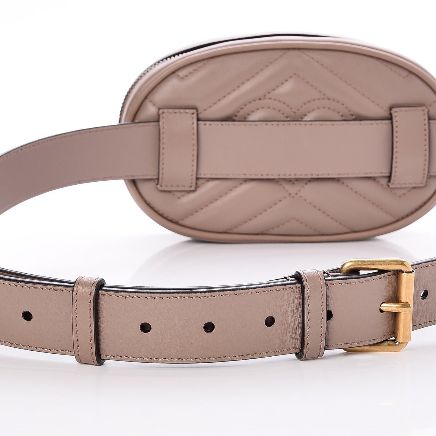 Calfskin Matelasse GG Marmont Belt Bag 95 38 Porcelain Rose