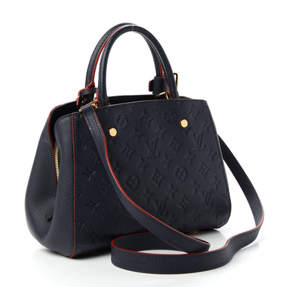 Louis Vuitton Empreinte Montaigne BB Marine Rouge 3 of 10