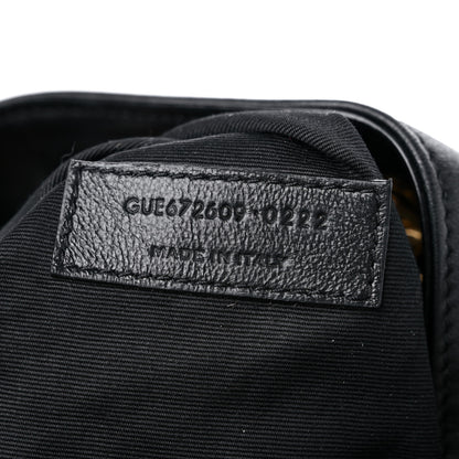 Saint Laurent Lambskin Matelasse Monogram Joe Backpack Black 7 of 12