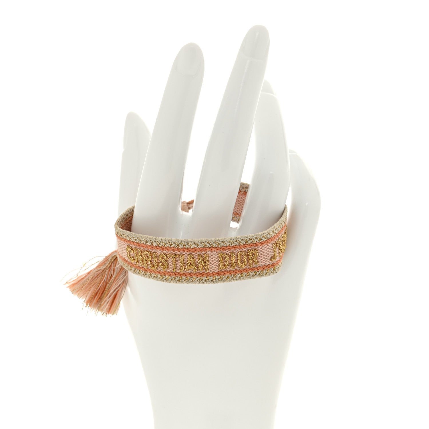 Christian Dior Woven Cotton J'Adior Friendship Bracelet Nude Multicolor 2 of 3