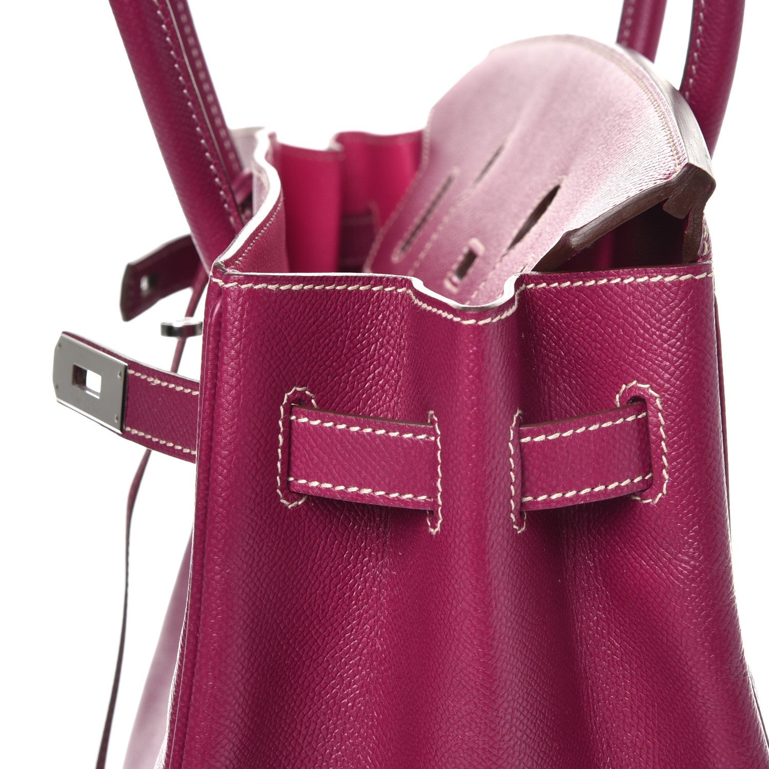 Hermes Epsom Candy Birkin 35 Tosca Rose Tyrien 16 of 42
