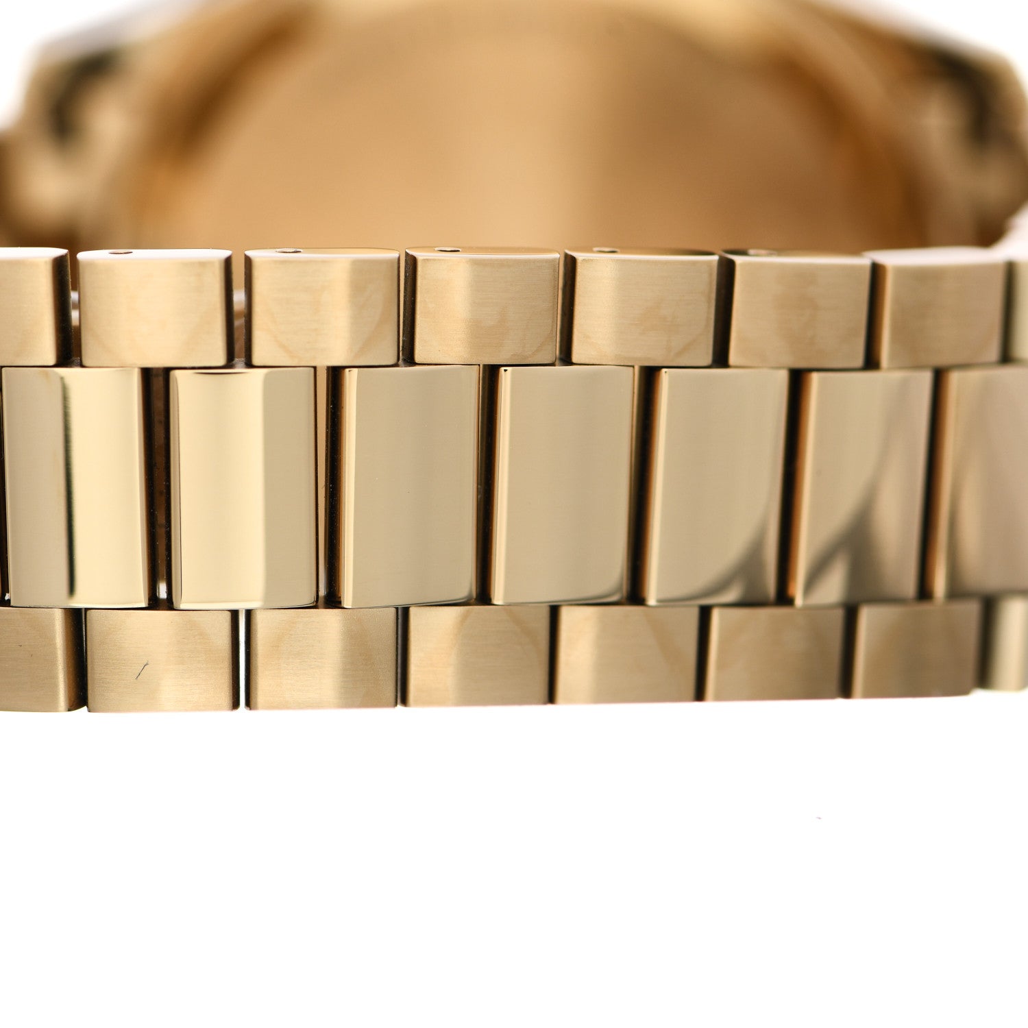 Gucci Stainless Steel 38mm G-Timeless Diamante Quartz Watch Gold 5 of 6