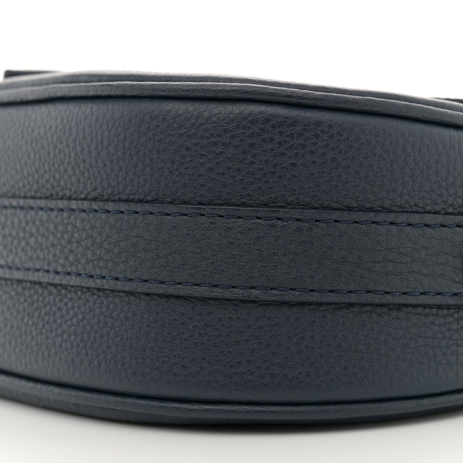 Louis Vuitton Grained Calfskin LV Pont 9 Soft MM Bleu Marine 9 of 10