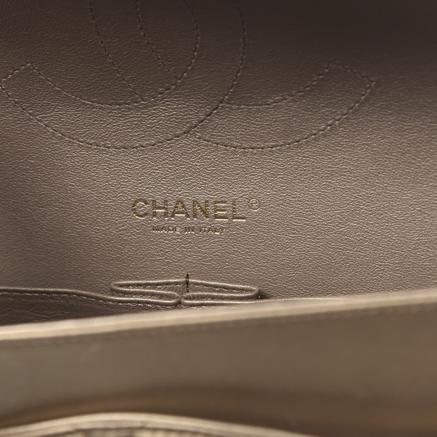 Chanel Metallic Lambskin Quilted Jumbo Double Flap Gold 6 of 11
