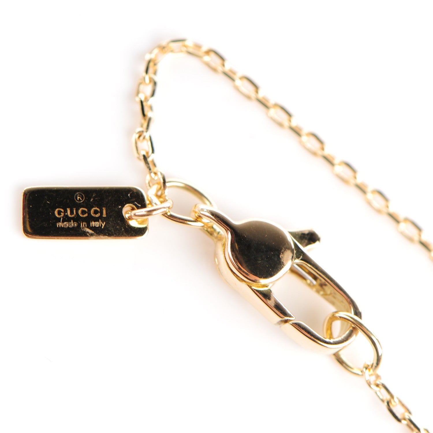 Gucci 18K Yellow Gold Icon Twirl Pendant Necklace 6 of 12