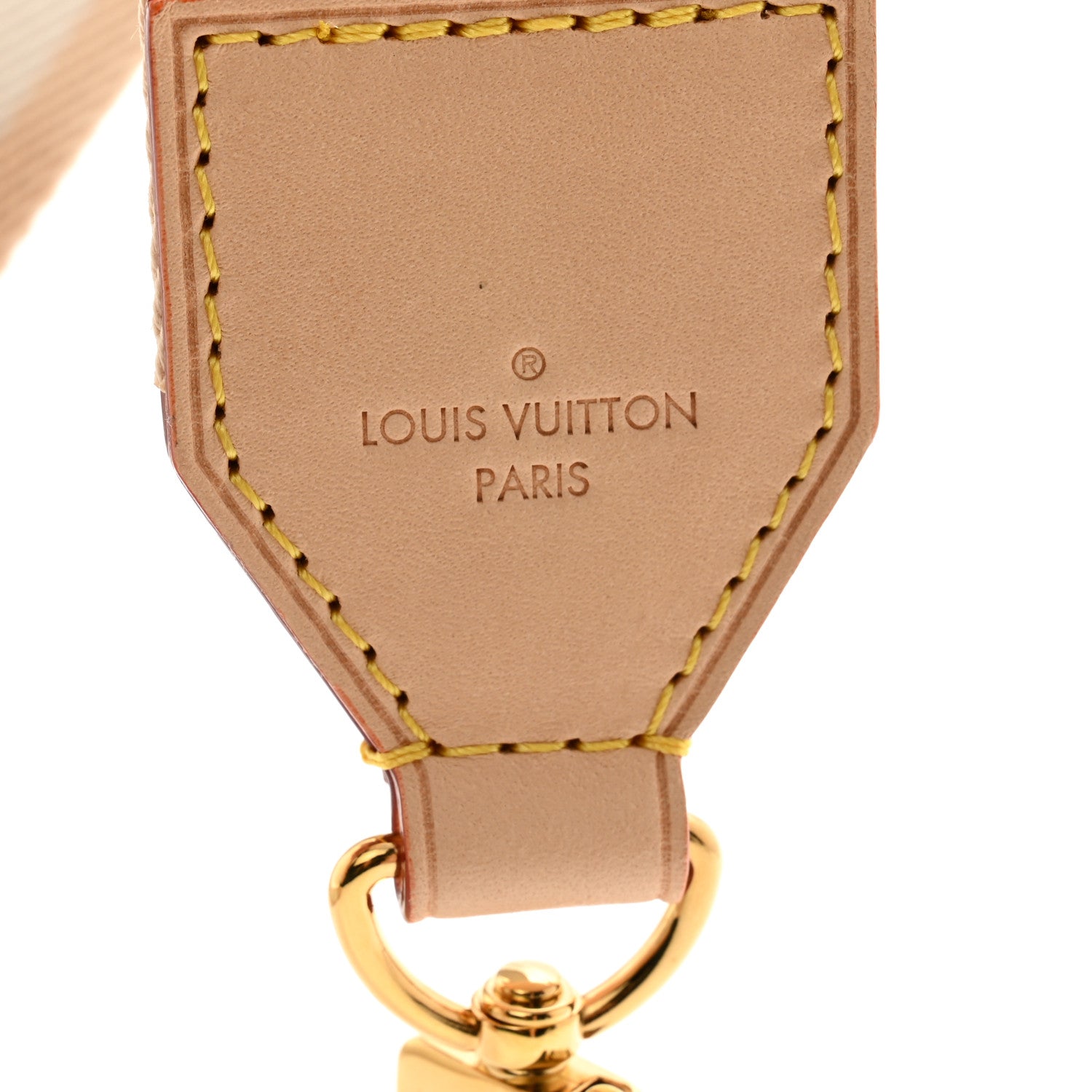 Louis Vuitton Monogram Vibe LV Shoulder Strap Beige White 3 of 4