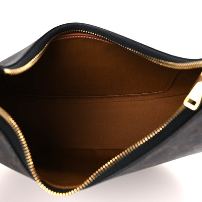 Celine Triomphe Canvas Calfskin Ava Shoulder Bag Tan 5 of 9