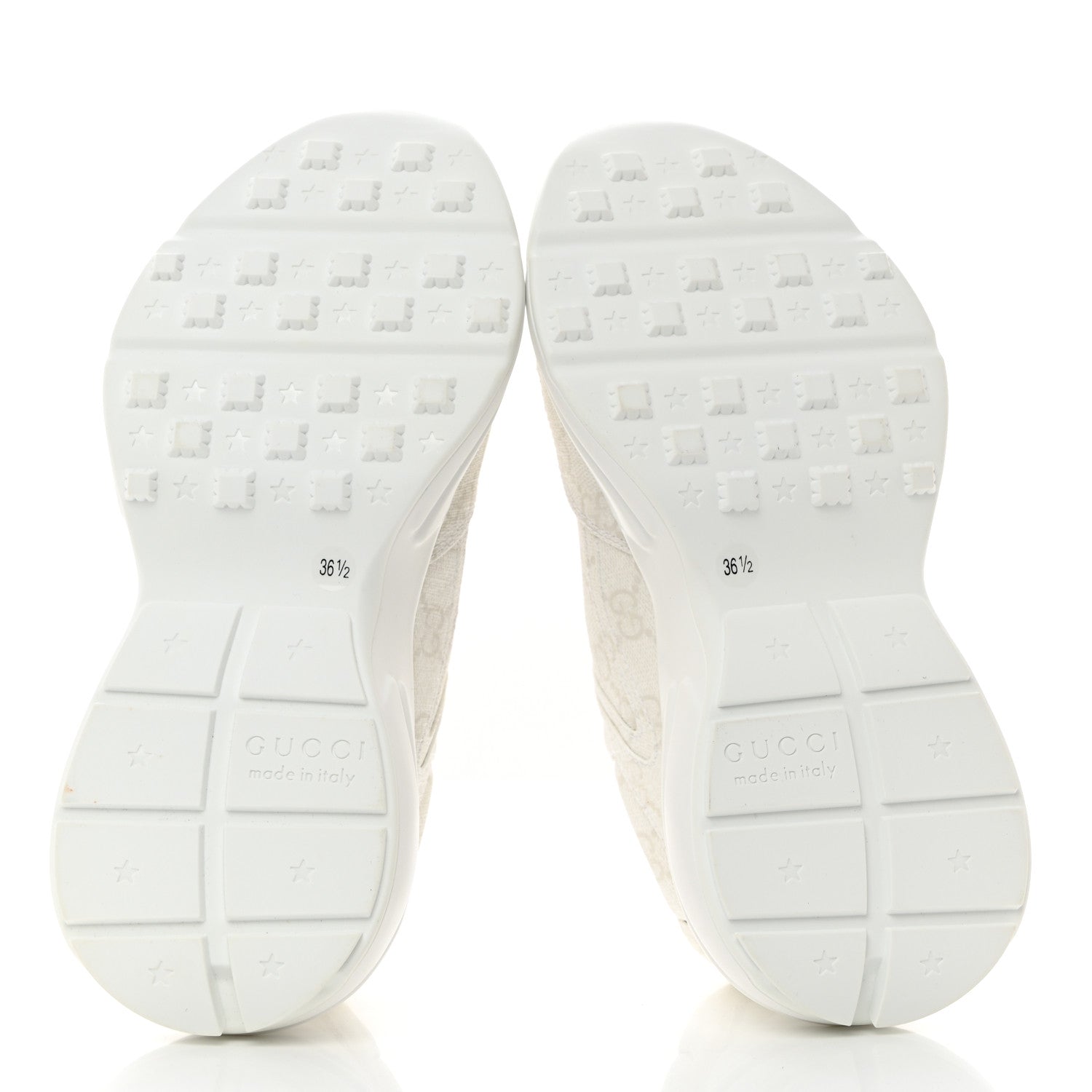 Gucci GG Supreme Monogram Womens Rhyton Sneakers 36.5 White 5 of 8