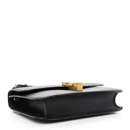Saint Laurent Smooth Calfskin Carre Satchel Black 4 of 12