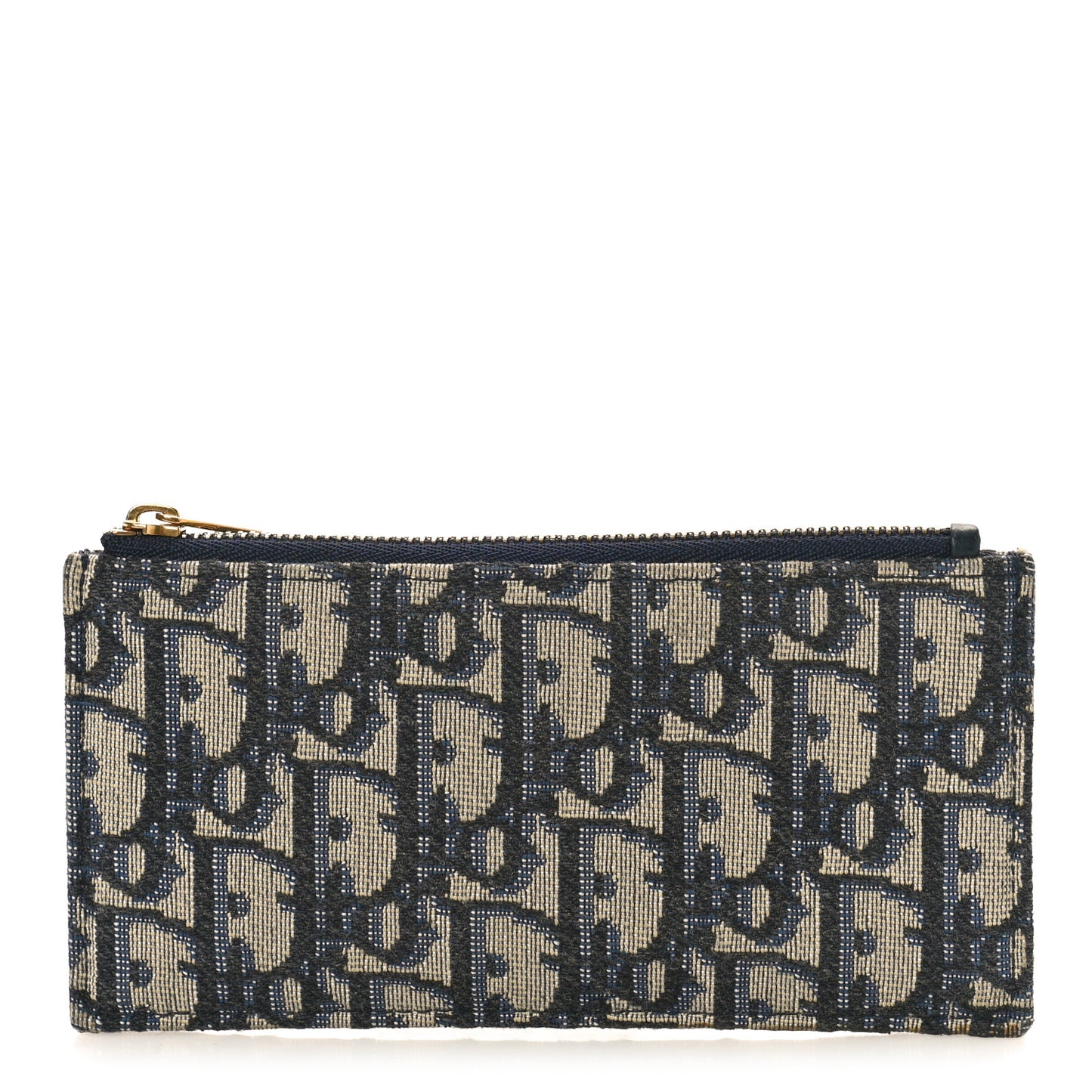 Oblique Dior Pouch Navy Blue
