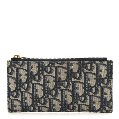 Christian Dior Oblique Dior Pouch Navy Blue 1 of 8