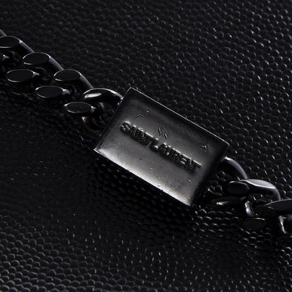 Saint Laurent Grain De Poudre Medium Classic Monogram Kate Satchel Black 9 of 11