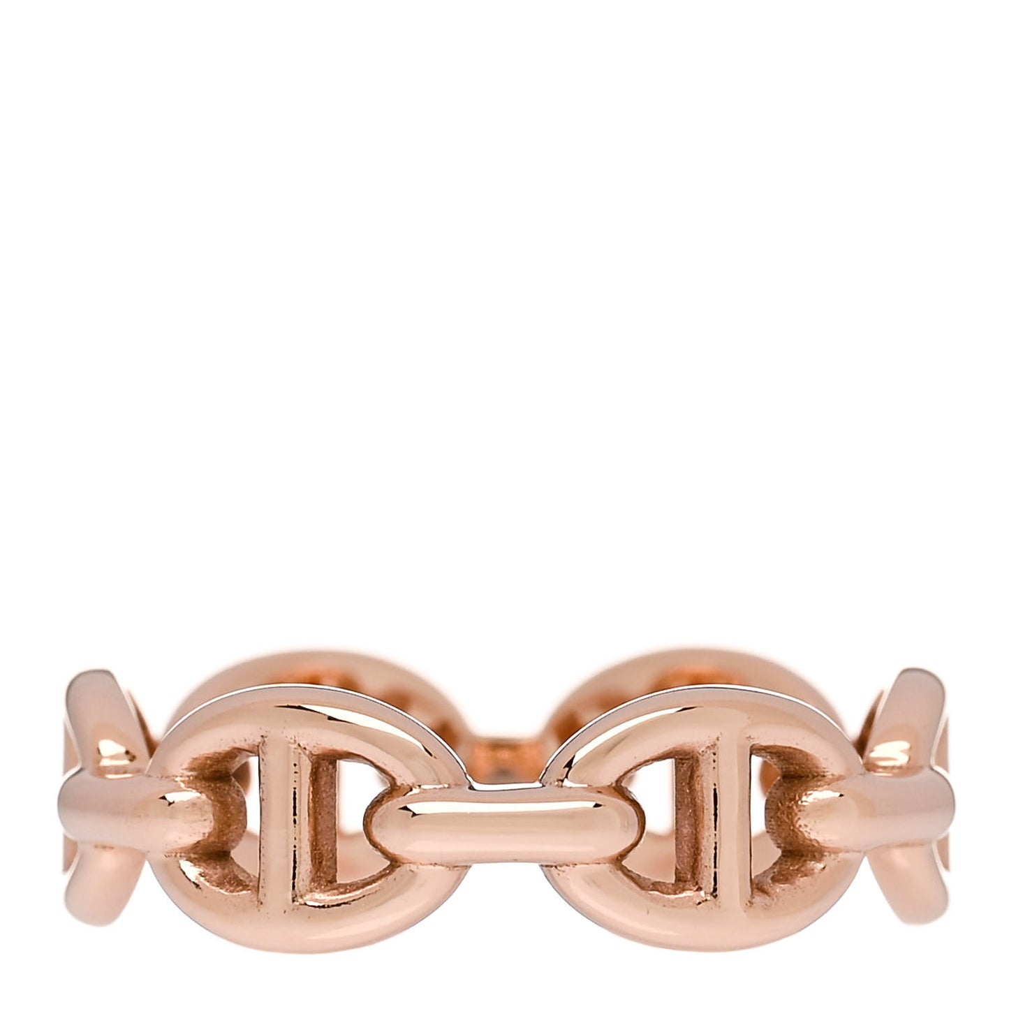 18K Rose Gold PM Chaine d'Ancre Enchainee Ring 51 5.75