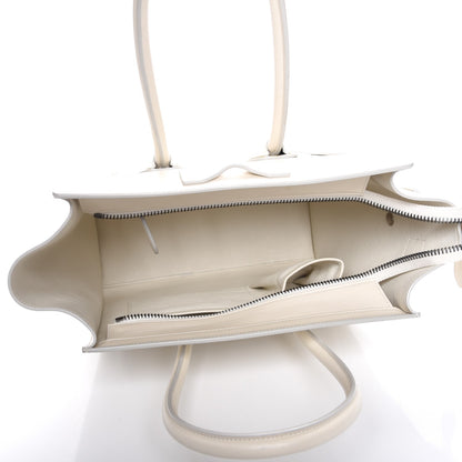 Celine Smooth Calfskin Multicolor Double Stitching Micro Luggage White 5 of 9