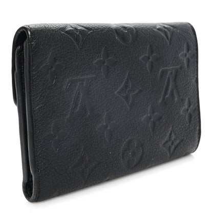 Louis Vuitton Empreinte Compact Curieuse Wallet Black 3 of 7