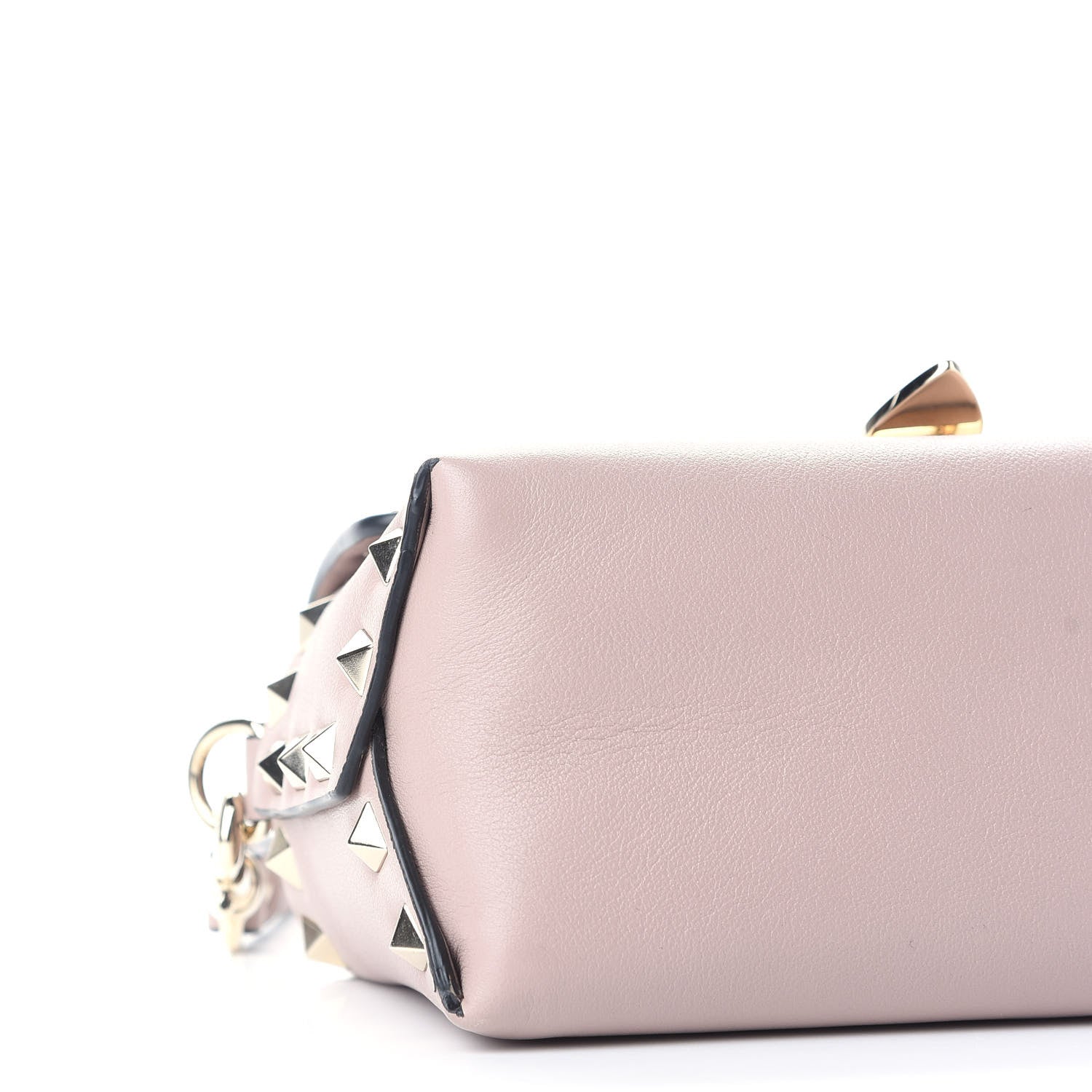 Valentino Garavani Vitello Mini Rockstud Crossbody Bag Poudre 7 of 9