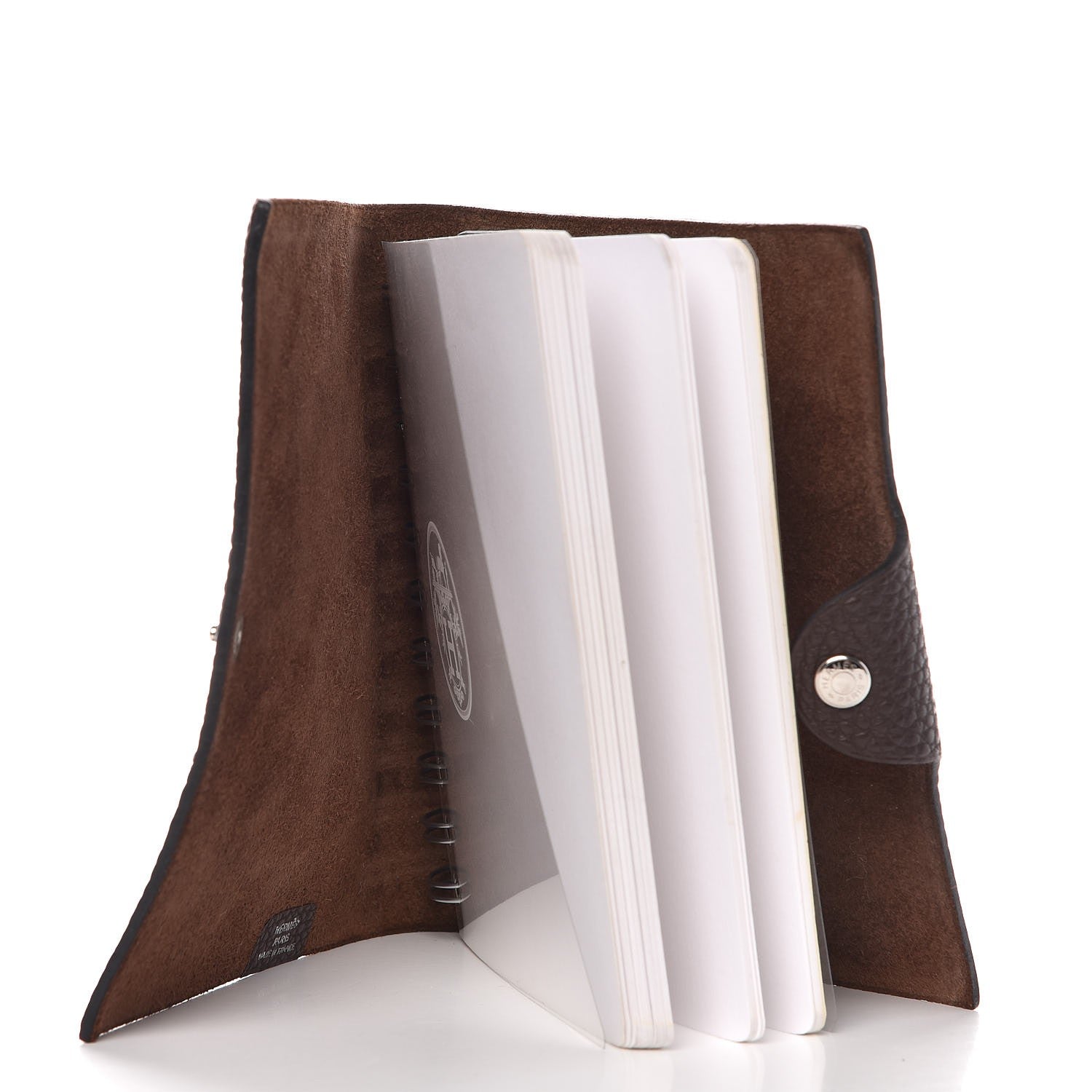 Hermes Togo Ulysse PM Notebook Cover Chocolate 5 of 11