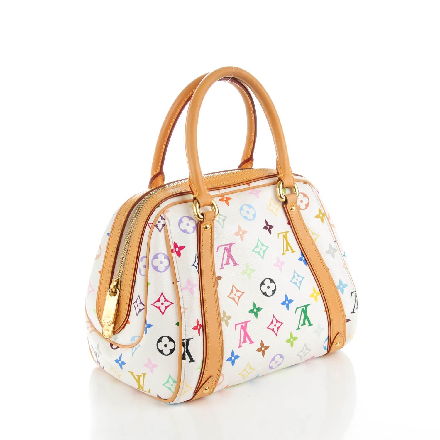 Louis Vuitton Monogram Multicolor Priscilla White 3 of 7
